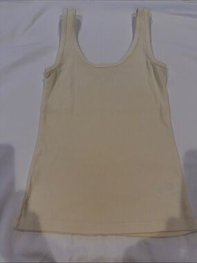 Aerie Women's Ribbed Tank Top in Butter Yellow